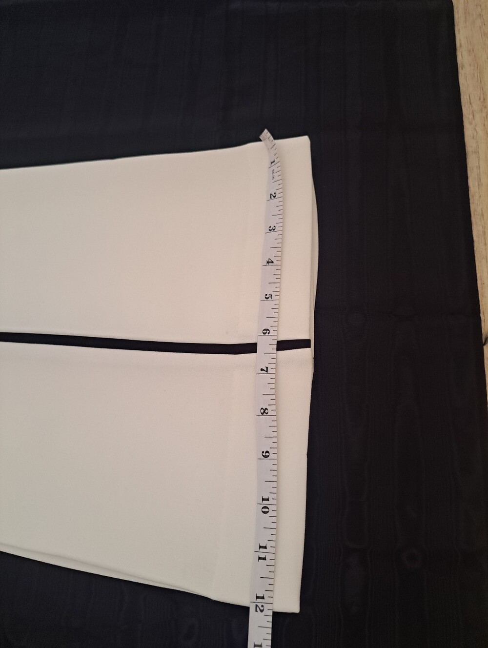Rachel Zoe White Tuxedo Pants with Black Piping - Picture 7 of 14